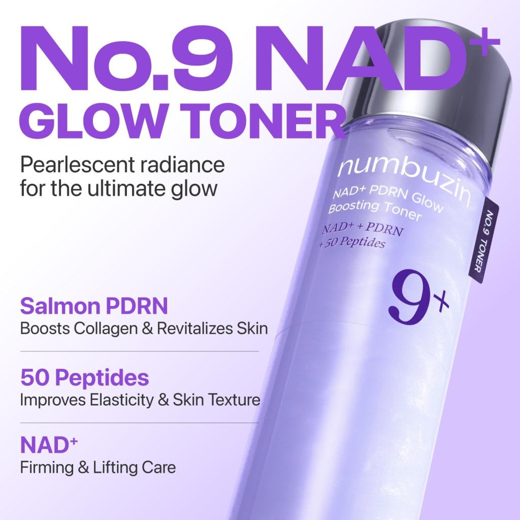 NUMBUZIN No.9+ NAD+ PDRN Glow Boosting Toner 150ml2