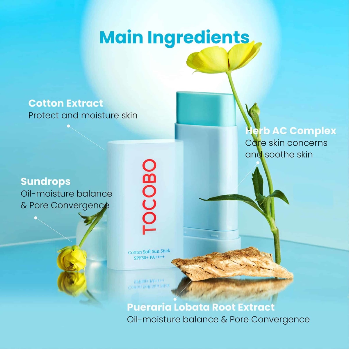Tocobo Cotton Soft Sun Stick SPF50+ / PA++++4