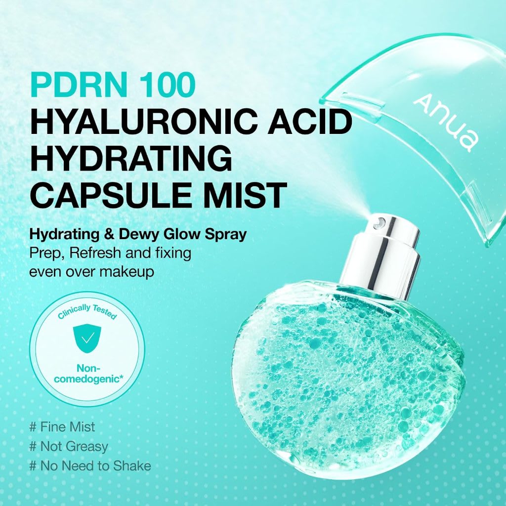 ANUA PDRN Hyaluronic Acid Hydrating Capsule Mist – 30ml8