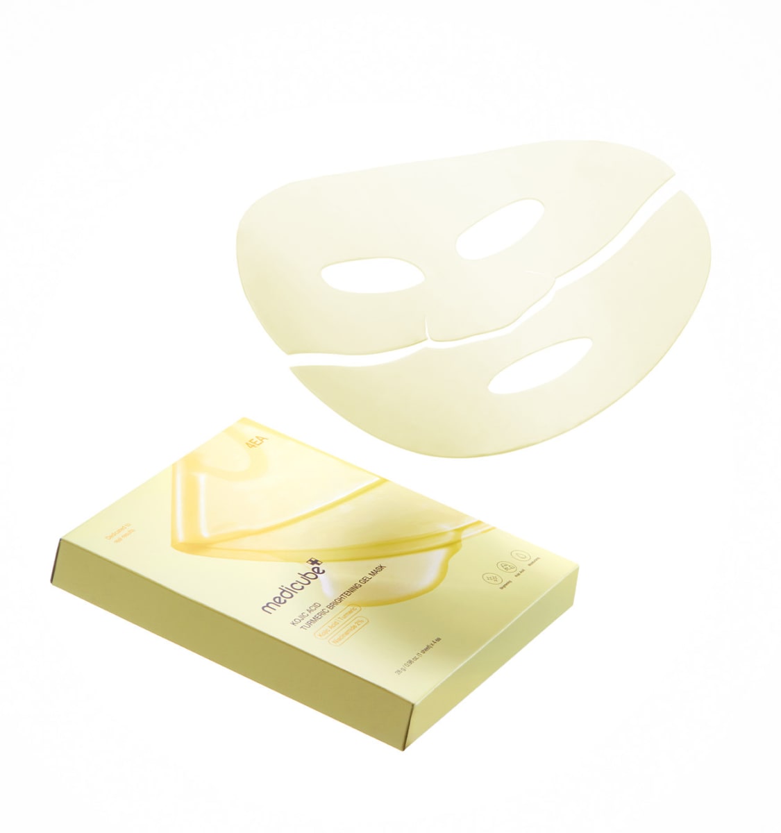 MEDICUBE Kojic Acid Turmeric Gel Mask – Mascarilla Gel Despigmentante- 1 pieza5