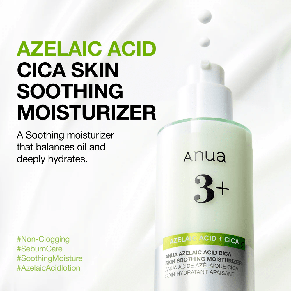 ANUA Azelaic Acid CICA Skin Soothing Moisturizer – Loción Crema 100ml2