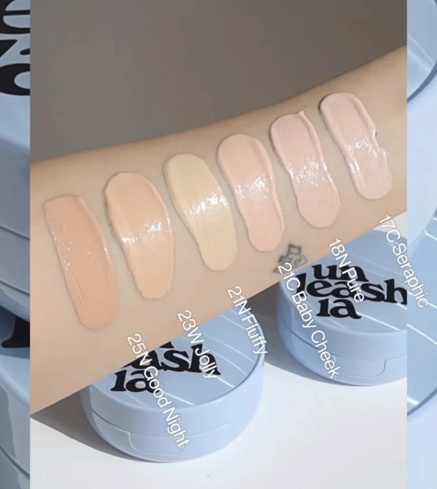 Unleashia Babe Skin Baby Blue Cushion - 21C Baby Cheek2