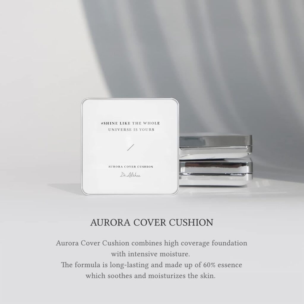 DR.ALTHEA – Aurora Cover Cushion Moisture #23 Medium/Pink Base – 15g2