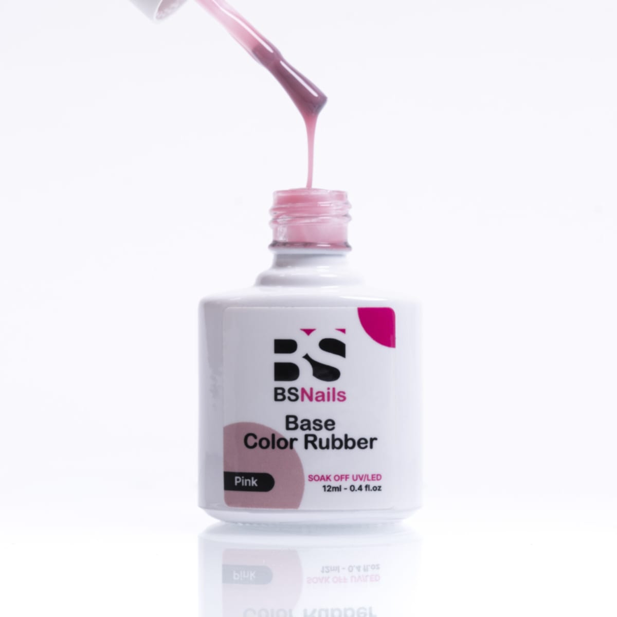 BSNAILS Base Rubber Color – PINK1
