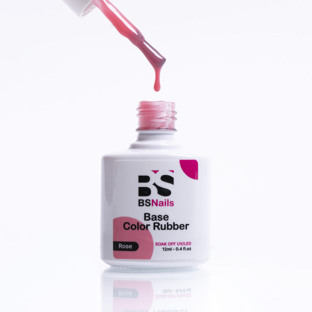 BSNAILS Base Rubber Color – ROSE2