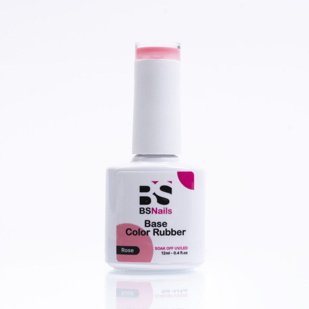 BSNAILS Base Rubber Color – ROSE 0
