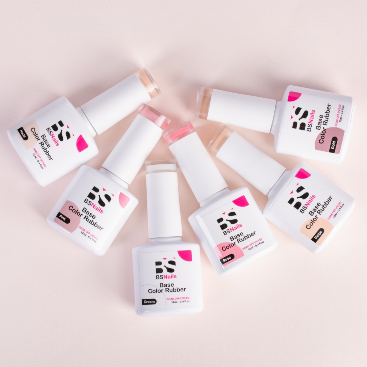 BSNAILS Base Rubber Color – CANDY 0