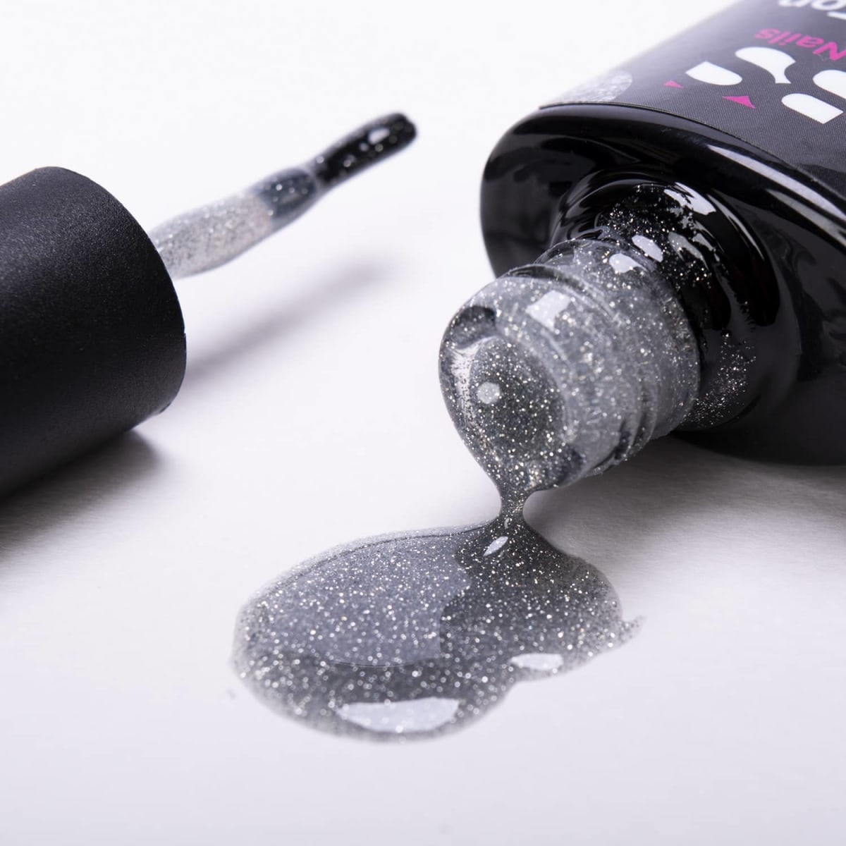 BSNAILS Top Coat RFX – Efecto Glitter Reflectivo2