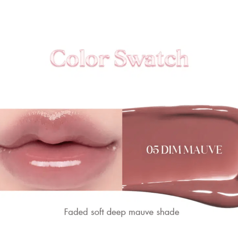 ROM&ND GLASTING COLOR GLOSS – Labial Gloss #05 DIM MAUVE2