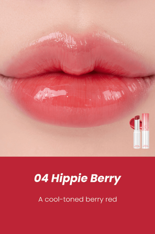 ROM&ND GLASTING MELTING BALM – Balsamo Labial #04 HIPPIE BERRY2