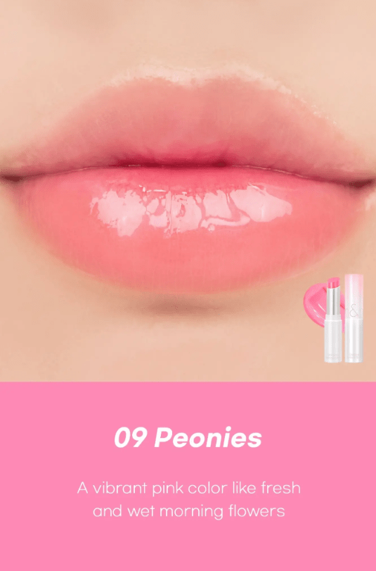 ROM&ND GLASTING MELTING BALM – Balsamo Labial #09 PEONIES2
