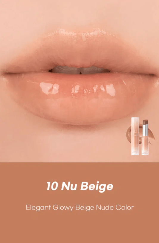 ROM&ND GLASTING MELTING BALM – Balsamo Labial Nude #10 NU BEIGE2