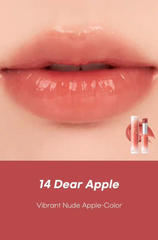 ROM&ND GLASTING MELTING BALM – Balsamo Labial Nude #14 DEAR APPLE2