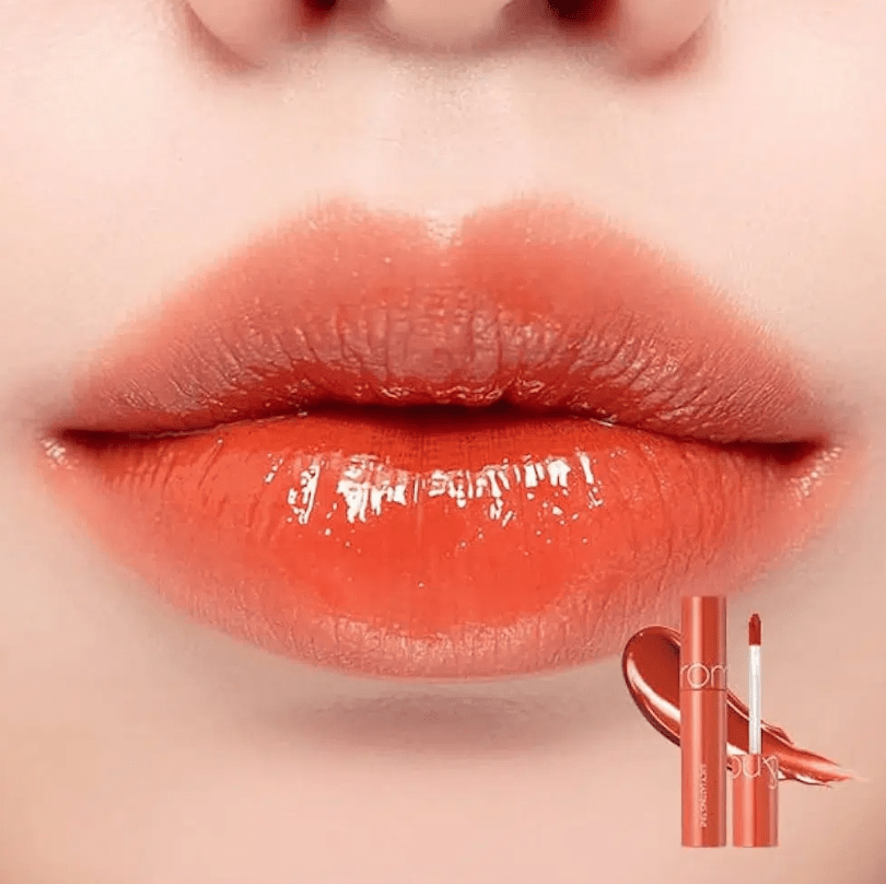 ROM&ND – JUICY LASTING TINT – Tinte Labial #08 APPLE BROWN2