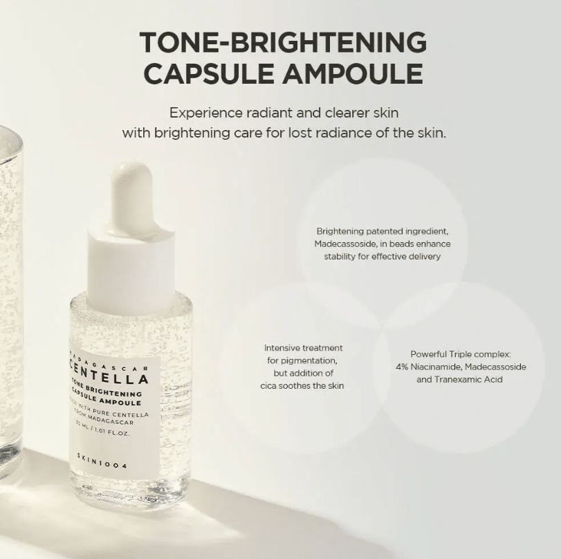 SKIN1004 Centella Ampoule Kit de 4 Serums – Caja Promocional4