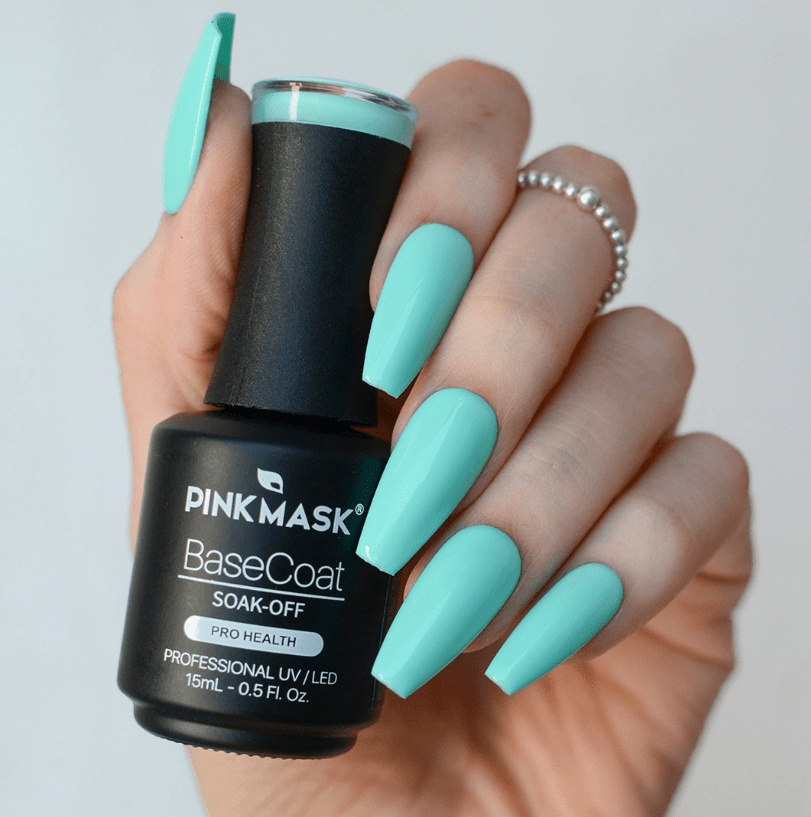 Color Base Coat - Mermaid Green PINK MASK3