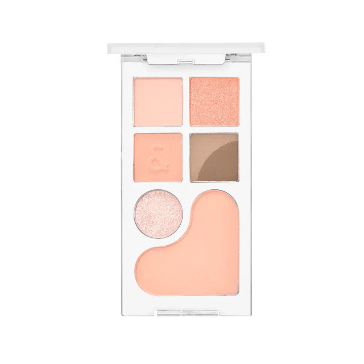 ROM&ND BARE LAYER PALETTE – Paleta de Sombras y Rubor #01 APRICOT MOOD2