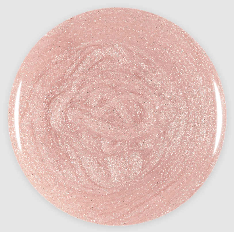 Rubber Base Coat - Sparkly Gold PINK MASK 0482