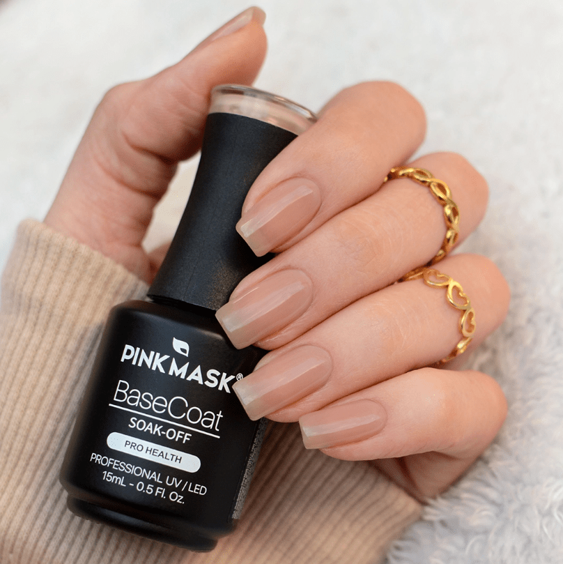 Rubber Base Coat - Toffee PINK MASK 0532