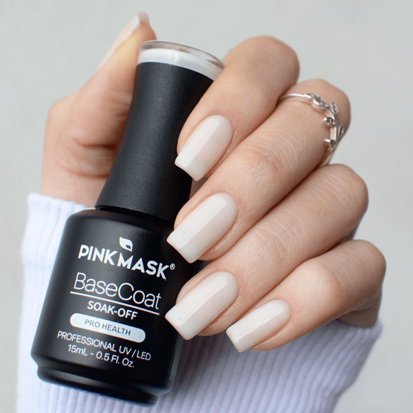 Rubber Base Coat - White PINK MASK 0542