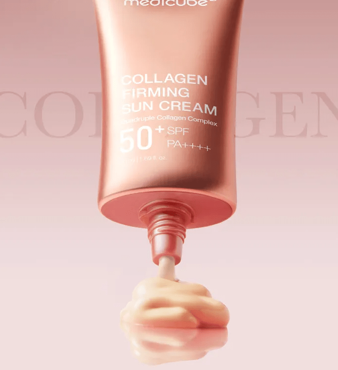 MEDICUBE Collagen Firming Sun Cream – Protector Solar SPF 50+3