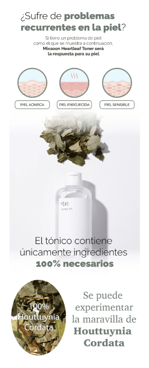 MIXSOON Heartleaf Toner – Tonico Calmante Antirojoces 300ml3