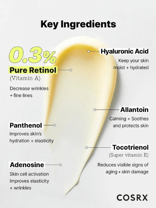 COSRX Retinol 0.3% Crema Facial – 20 ML3