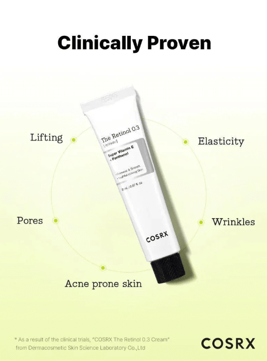COSRX Retinol 0.3% Crema Facial – 20 ML4