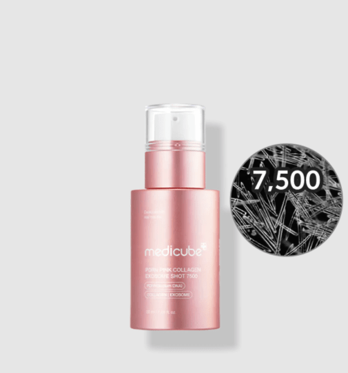 MEDICUBE PDRN Pink Collagen Exosome Shot Ampoule 7500 – Serum con Espículas 30ml3