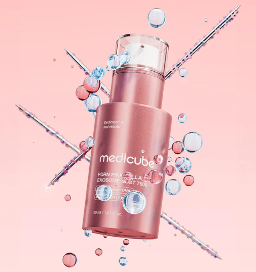 MEDICUBE PDRN Pink Collagen Exosome Shot Ampoule 7500 – Serum con Espículas 30ml5