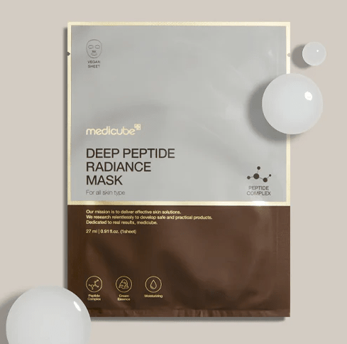 MEDICUBE Peptide Radiance Mask – Mascarilla Iluminadora 1 pieza2