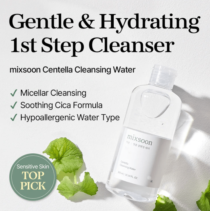 MIXSOON Centella Cleansing Water – 300ml2