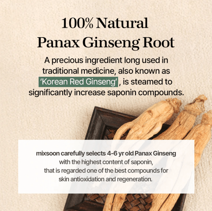 MIXSOON Panax Ginseng Extract Essence – 30ml2