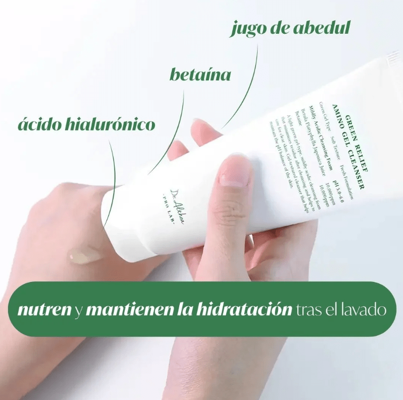 DR ALTHEA Green Relief Amino Gel Cleanser 100ml3