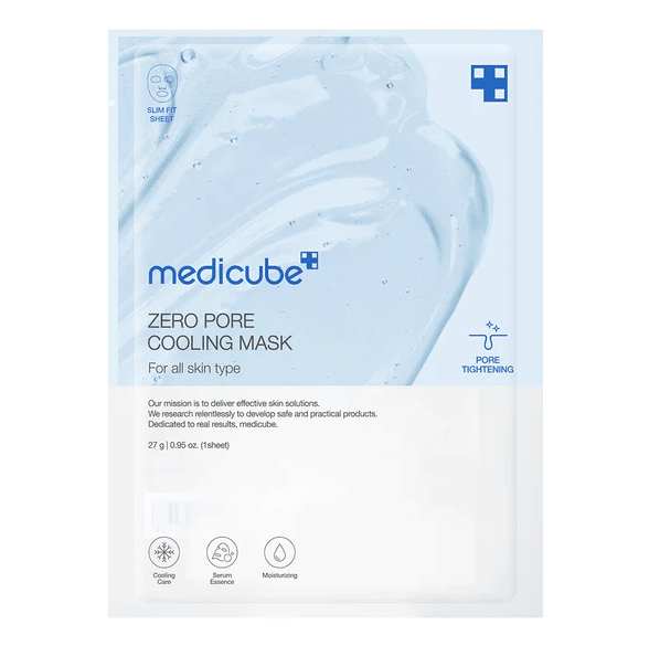 MEDICUBE Zero Pore Cooling Mask – Mascarilla Calmante Piel Grasa 0
