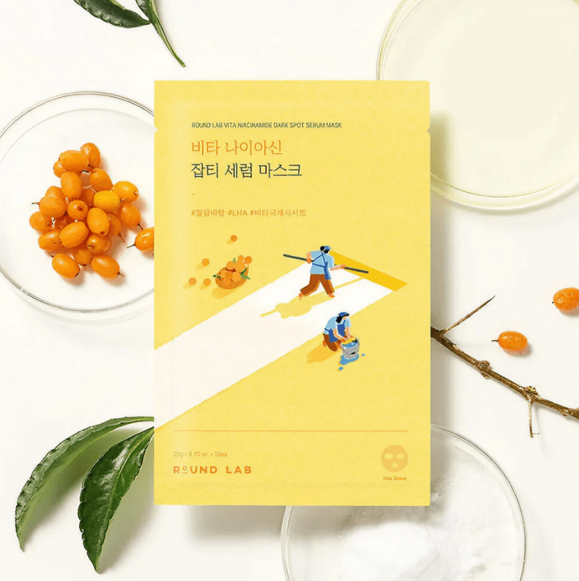 Round Lab Vita Niacinamide Dark Spot Serum Mask 20ml8