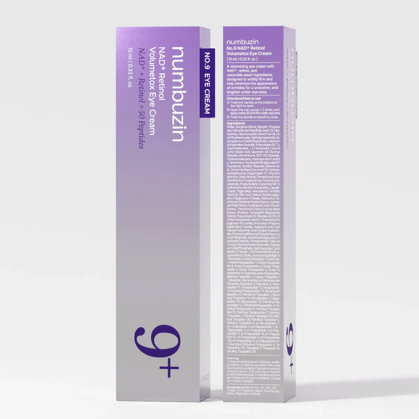 NUMBUZIN No.9 NAD+ Retinol Volumetox Eye Cream 10ml6