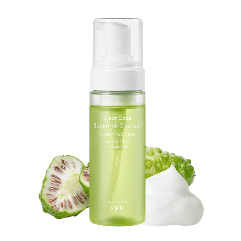 PURITO – Clear Code Superfruit Cleanser – Jabón Facial 150ml 0