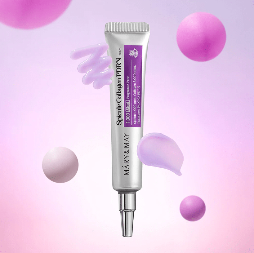 MARY&MAY – Spicule Collagen PDRN – Crema Reafirmante con Espículas 15g3