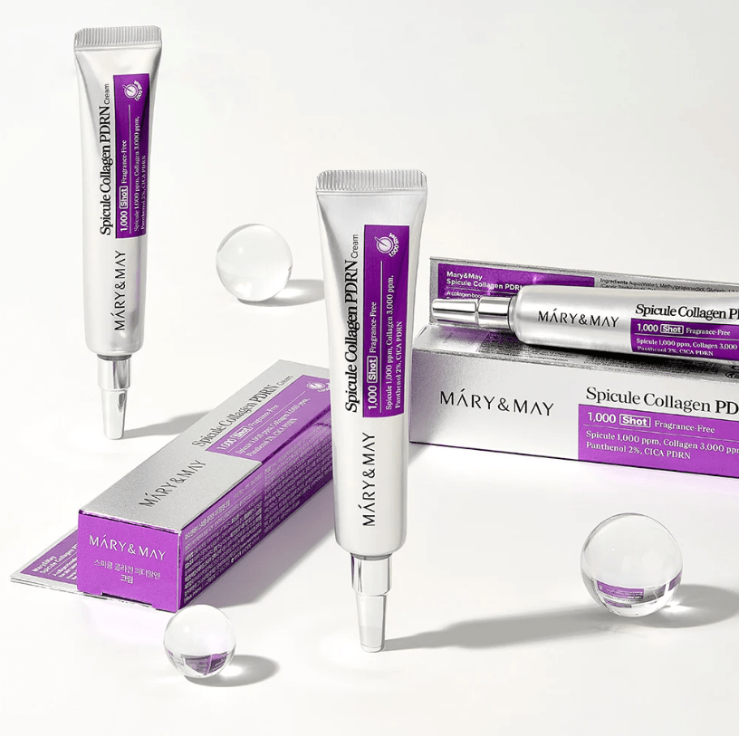 MARY&MAY – Spicule Collagen PDRN – Crema Reafirmante con Espículas 15g8