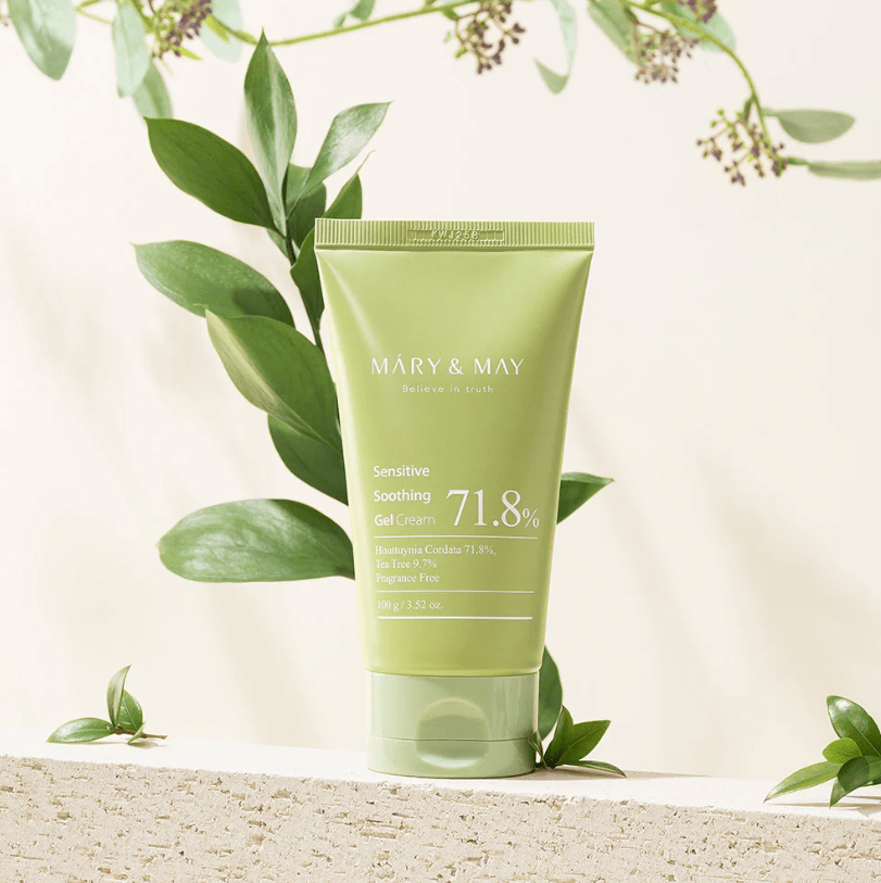 MARY&MAY – Sensitive Soothing Gel – Crema Antirojeces – Tubo 100g2