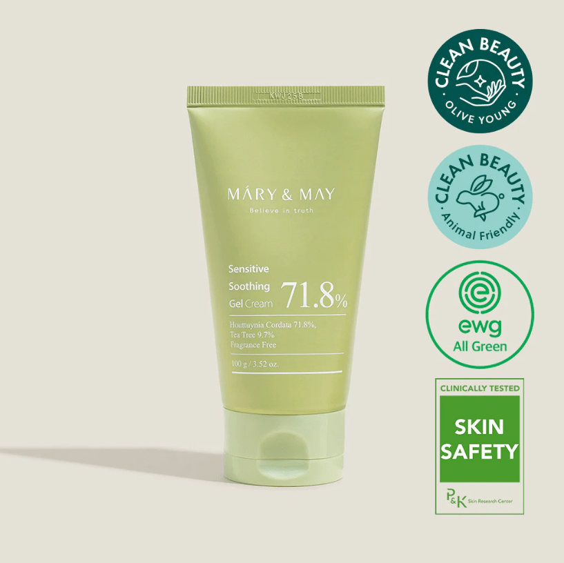 MARY&MAY – Sensitive Soothing Gel – Crema Antirojeces – Tubo 100g5