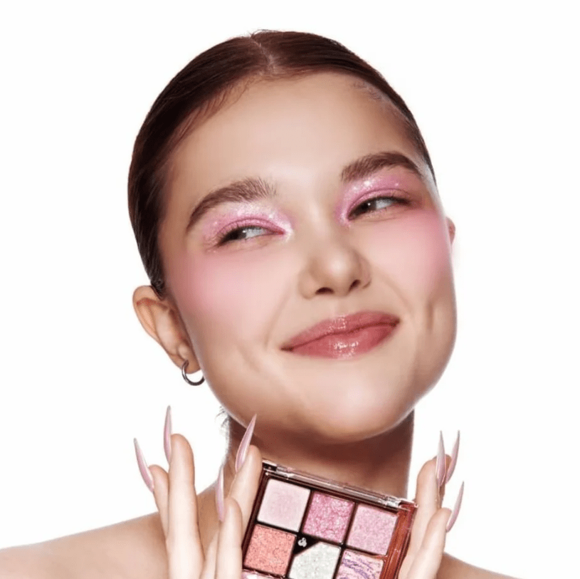 Unleashia Glitterpedia Eye Palette No.9 All of Pink Glitter3