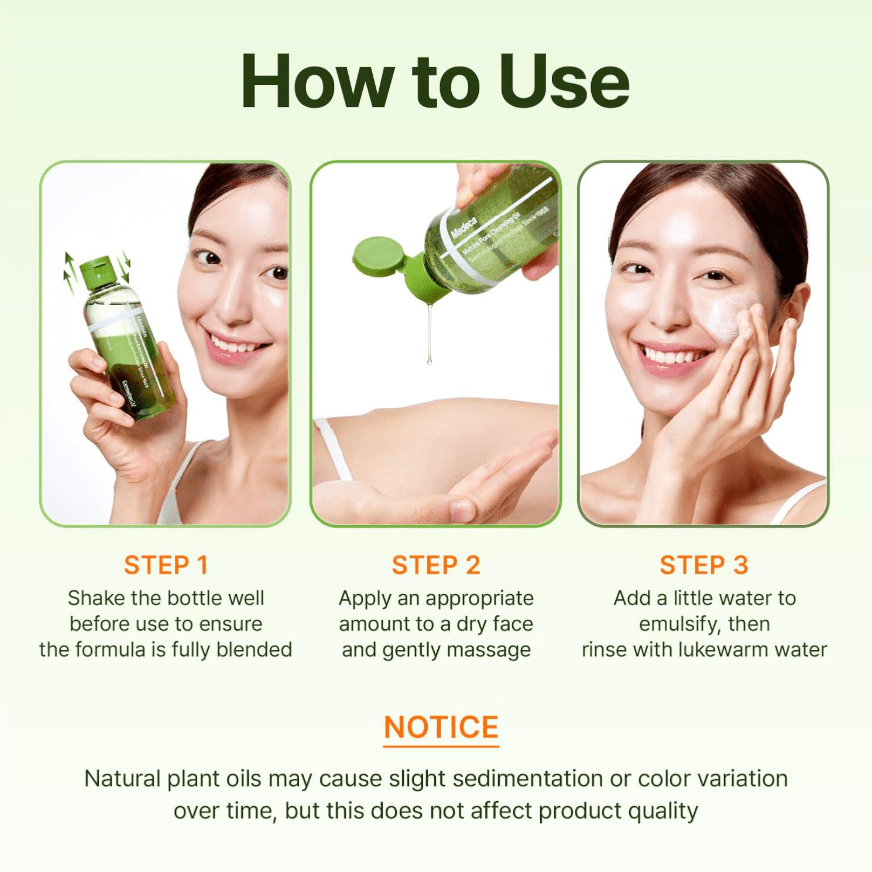 CENTELLIAN24 Matcha Pore Cleansing Oil – Aceite Desmaquillante 200ml8