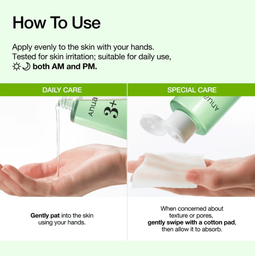 ANUA Azelaic Acid 3% + Cica – Tónico Facial 250ml6