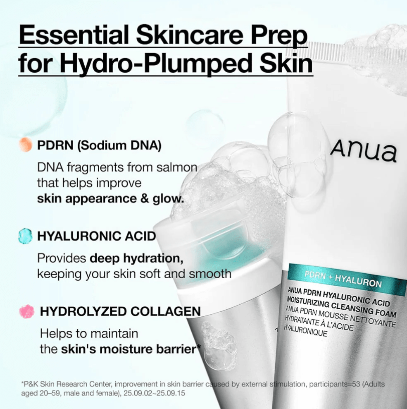 ANUA PDRN Hyaluronic Foam – Espuma Limpiadora 150 ml3