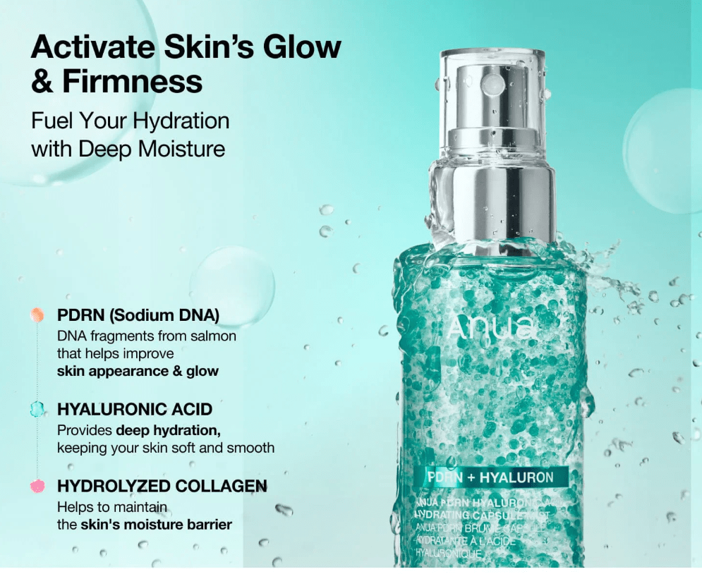 ANUA PDRN Hyaluronic Acid Capsule Mist – 100 ml3