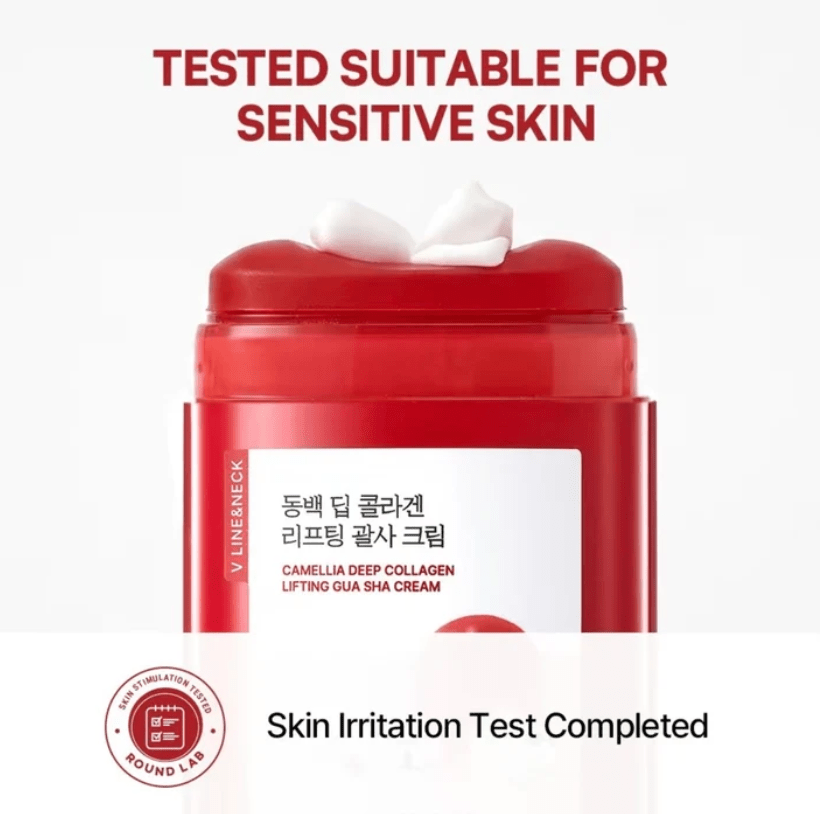 ROUND LAB Camellia Deep Collagen Lifting Gua Sha Cream 60 ml3