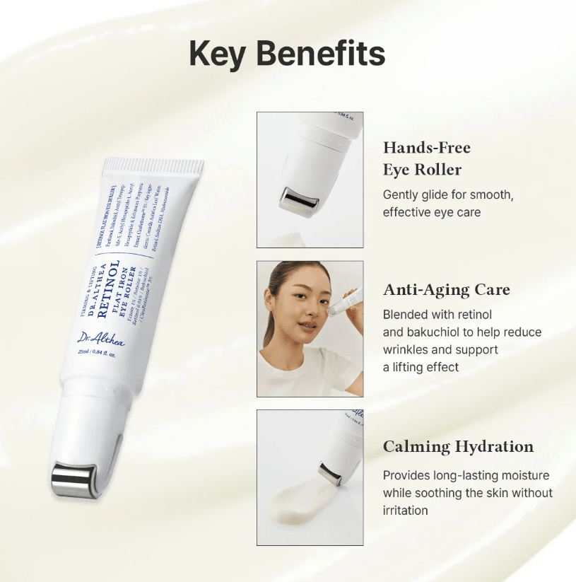 Dr. Althea Retinol Flat Iron Eye Roller 25ml3