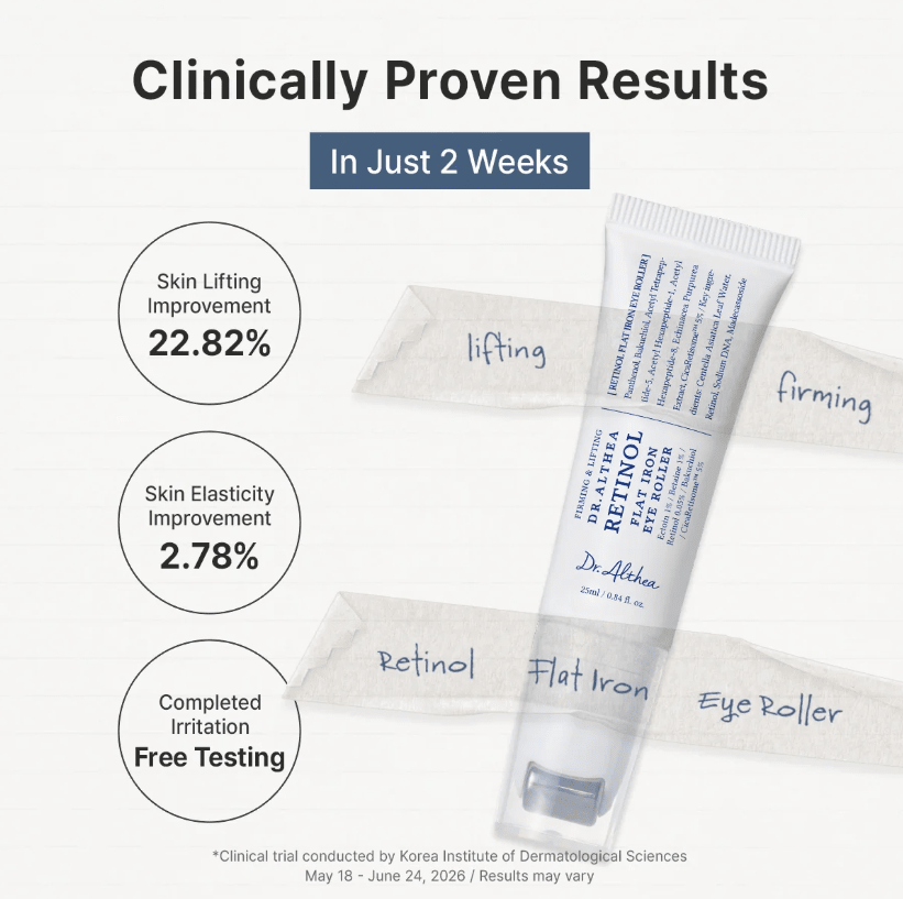 Dr. Althea Retinol Flat Iron Eye Roller 25ml5